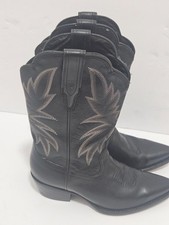 Tecovas The Sadie Midnight Black Cowhide Western Cowgirl Boots Women's 8B picture