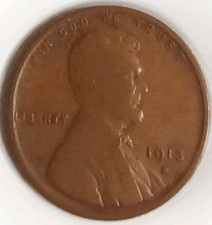 Key Date Coin 1913-D Lincoln Wheat VG Cent Key Date Penny Free Post + Tracking  picture