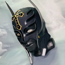 Mysterio Batmn Wrestling Lucha Libre Costume Cosplay Mask Mascara Luchador Black picture