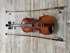 Violin E R Bfregschner Wittenwald BB 1975 W/ Two Bows. picture