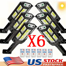 6PCS 990000LM LED Solar Street Light Commercial Dusk Dawn Outdoor Road Wall Lamp picture