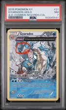 HD GALAXY SWIRL 🌀 Gyarados 21/98 XY A.O. Promo Cosmos Holo ✨ PSA 7 ✨ NEW CERT picture