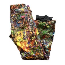 BURTON DRYRIDE ALL OVER PRINT SNOWBOARDING MANHANDLE SNOW PANTS SZ L (4) picture