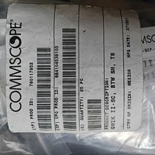 Commscope SM fiber ends QWIK II-SC, BTW SM, TS  Singlemode (25)Pack New picture