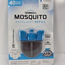 2 Pk Thermacell Mosquito Repellent Refill 40 Hour Rechargeable Scent Free ER140 picture
