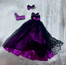 1996 Integrity Toys Fashion Doll Purple Lace Gown Dress w/ accessories picture