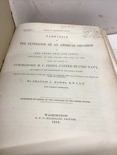 1856 House Of Representatives- The Expedition Of An American Squadron / Volume 1 picture