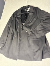 Studio by Torrid Light Weight (388)Double Breasted Black Blazer 3X 22-24 picture