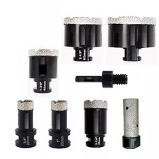 15pcs Diamond Core Drill Bit stone Granite Ceramic Tile Marble Quartz Hole Saw picture