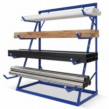 5000LBS Heavy-Duty Lumber Storage Rack 4-Tier Adjustable Cantilever Rack picture