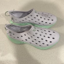 Kane Revive Shoes Mens 11 White Green Recovery Slip On Clogs Comfort Vented picture
