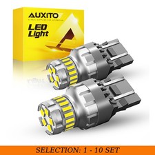 2-20X AUXITO 7443 LED Brake Reverse Stop Tail Parking DRL Light Bulb White 6500K picture