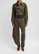 Tibi Cozy Flannel Side Drape Pant $ 675 Size M picture