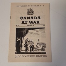 VINTAGE PUBLICATION A SUMMARY OF CANADA IN THE WWII CANADA'S PART IN WAR  1942 picture