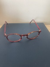 Jacques Dessange Paris 1629 C2 45-22-140 Red Oval Glasses Eyeglass Frame New picture