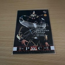 Jushin Thunder Liger 2005 BBM Pro Wrestling Card Autograph Limited 50 picture