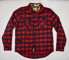 NWOT Zero Foxtrot Red Flannel Shirt Plaid Button Up Workwear | Men's Size XL picture