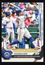 Francisco Lindor 2026 MLB Topps NOW #730 Mets 300th Career Home Run PRESALE picture