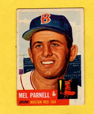 1953 Topps Mel Parnell #19 Boston Red Sox GOOD- picture