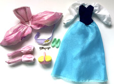 VTG ODD LOT DISNEY LITTLE MERMAID DRESS #69291 ARIEL #17593 NOT COMPLETE NO DOLL picture