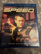 Speed (Blu-ray, 1994) Keanu Reeves Sandra Bullock Dennis Hopper FOX Commentary picture
