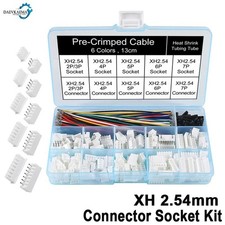 2.54mm XH JST Connector Kit 22AWG Pre-Crimped Wire Cable & Housing Set picture