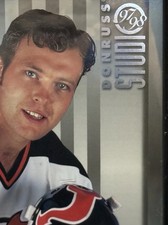 Martin Brodeur signed 1997-98 Donruss Studio 8x10 Photo COA picture