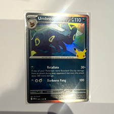 The Pokémon Company Umbreon 091/128 Reverse Holo Rare from 30 Celebration picture