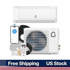 18000BTU Split AC Heating Cooling 19 SEER2 Quiet Remote 1250 Sq Ft picture