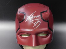Charlie Cox Signed Autographed Daredevil Cowl Mask Full Helmet Marvel JSA COA picture