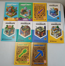 Mojang Studios MINECRAFT GUIDE Series Book Lot of 10 Del Rey 2022 Used picture