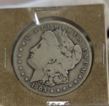 1903 S US Morgan Silver Dollar $1  VG  Semi Key picture