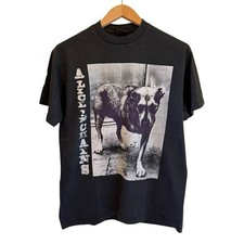 Vintage 1995 Alice In Chains Tripod Dog Sz L RARE Single Stitch T-Shirt REPRINT picture