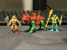 Mega Construx Masters Of The Universe Battle Cat He Man Mer Man Figure Lot picture