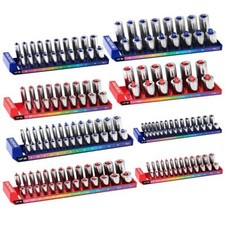 WORKPRO 8PCS Socket Organizer Holder 1/4