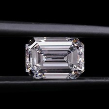 10.04 Ct Lab Grown CVD Diamond Emerald Cut Loose D Color VVS1 Clarity Certified picture
