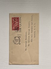 Great Britain 1953 Coronation Cover Scott 313 Long Live The Queen Postmark picture