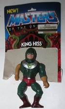 Masters of the Universe King Hiss Dreadful Disguised Leader Vtg Mattel, w/ Card picture
