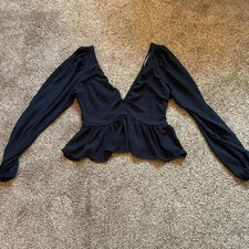 H-m Women's Black Blouse picture