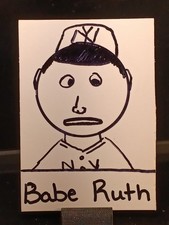 2026 Collector_and_gamer Custom 1/1 Babe Ruth New York Yankees  picture