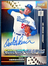 OREL HERSHISER 2026 TOPPS CHROME CHROMOGRAPHS AUTO #CHR-OH 18/50 SP DODGERS picture