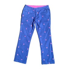 💖💙 Vintage 2009 Adult Swim ATHF Mooninite Embroidered Chino Capri Pants 💙💖 picture
