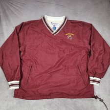 Vintage Arizona State Sun Devils Jacket Mens Large Maroon NCAA Champion Pullover picture