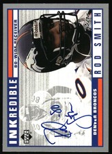 1999 Upper Deck Retro Inkredible Rod Smith RS Auto picture