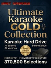 Professional Studio Karaoke Player Collection - USB Hard Drive Lifetime Updates picture