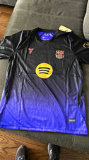 Nike FC Barcelona Rodrigo #16 Soccer Jersey Black/Purple/Gold picture