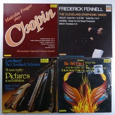 Lot of 8 TELARC digital TCHAIKOVSKY/ RAVEL/ CHOPIN/ TIME WARP etc. 8xLP NM C480 picture