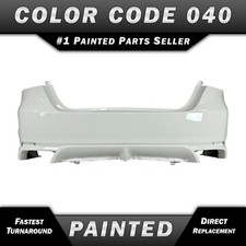 NEW Painted *040 - Super White* Rear Bumper Cover for 2018-2024 Toyota Camry XSE picture