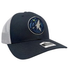 NBA Minnesota Timberwolves Trucker Hat Snapback Adjustable Mesh Cap Adult OS NWT picture