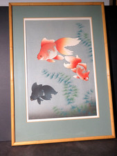 Vintage Bakufo Ohno Japanese Woodblock Print 